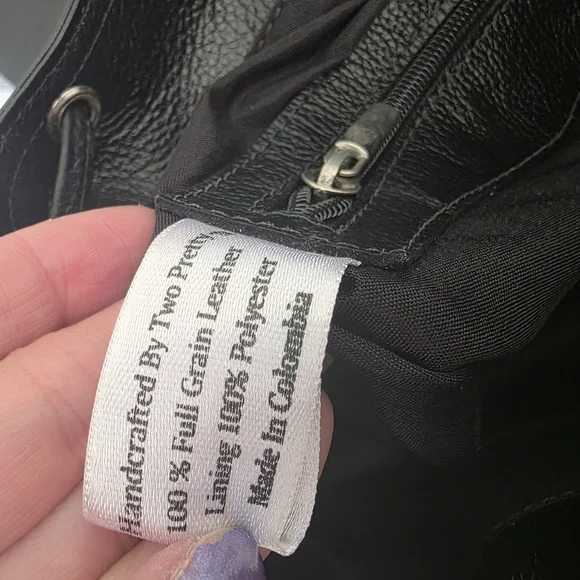 Convertible Backpack With Calf Hair Animal Print - Full Grain Leather - Picture 13 of 13